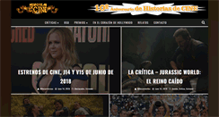 Desktop Screenshot of historiasdecine.com